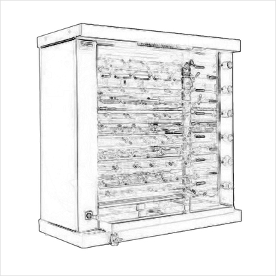 ../frankl24shop/Spanferkelgrill mittel_ Ha╠êhnchengrill Gas 11 Spie├ƒe _ Lieferung erfolgt ohne Gas